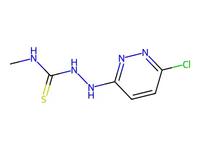 2-(6-Chloropyridazin-3-yl)-N-methylhydrazine-1-carbothioamide structure