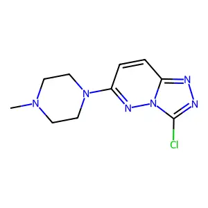 3-Chloro-6-(4-methylpiperazin-1-yl)[1,2,4]triazolo[4,3-b]pyridazine structure