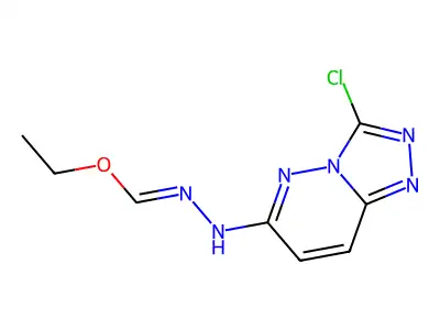 ethyl N-(3-chloro-[1,2,4]triazolo[4,3-b]pyridazin-6-yl)methanehydrazonate structure