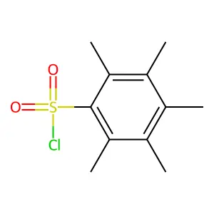 Pentamethylbenzenesulphonyl chloride structure