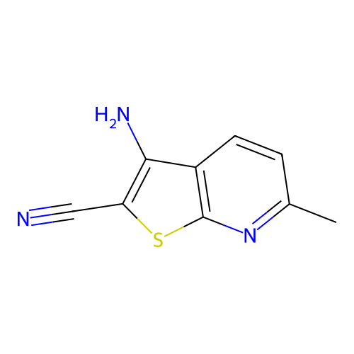 3-Amino-6-methylthieno[2,3-b]pyridine-2-carbonitrile structure