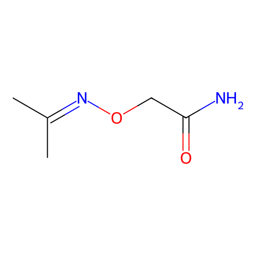 2-((Isopropylideneamino)oxy)acetamide structure