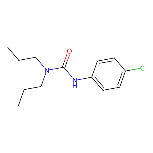 3-(4-Chlorophenyl)-1,1-dipropylurea structure