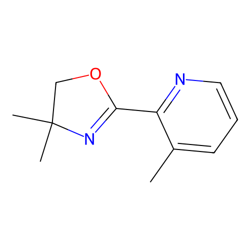 2-(4,4-Dimethyl-4,5-dihydro-oxazol-2-yl)-3-methyl-pyridine structure