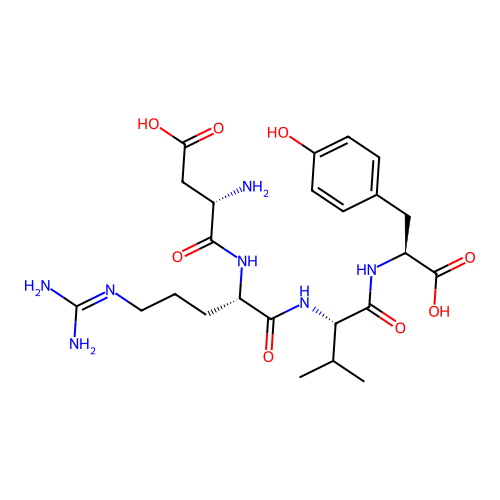Angiotensin II (1-4), human structure
