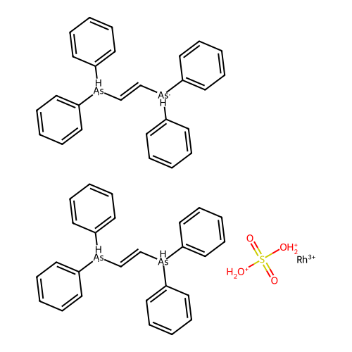 Chemical Compound (C52H52As4O4RhS+5) structure