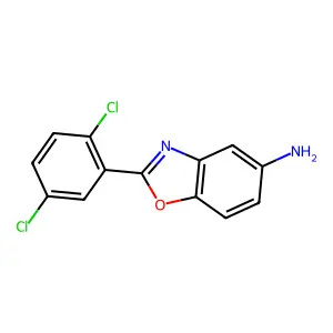2-(2,5-Dichlorophenyl)-1,3-benzoxazol-5-amine structure