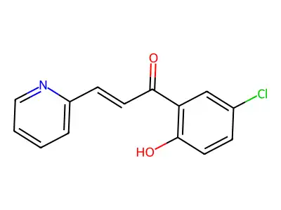 1-(5-Chloro-2-hydroxyphenyl)-3-pyridin-2-ylprop-2-en-1-one structure