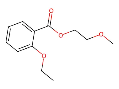 2-Methoxyethyl 2-ethoxybenzoate structure