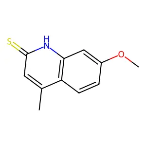 7-Methoxy-4-methylquinoline-2-thiol structure