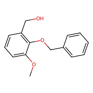(2-(Benzyloxy)-3-methoxyphenyl)methanol structure