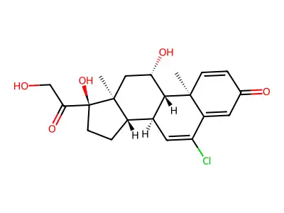 Cloprednol structure