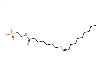 2-(十八-9-烯酰胺基)乙磺酸 structure