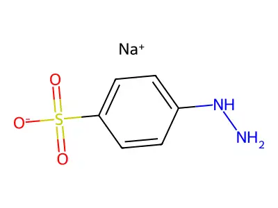 4-Hydrazinylbenzenesulfonate structure