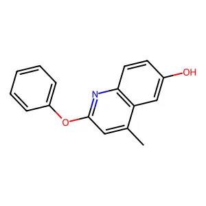 4-Methyl-2-phenoxyquinolin-6-ol structure