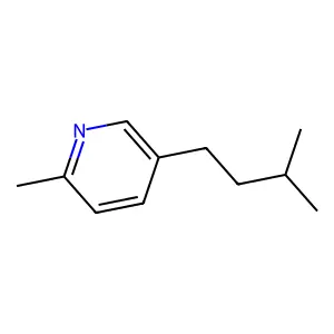 5-Isopentyl-2-methylpyridine structure