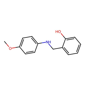2-(((4-Methoxyphenyl)amino)methyl)phenol structure