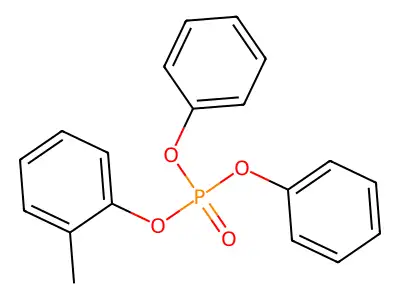 Diphenyl cresyl phosphate structure