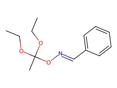 N-(1,1-diethoxyethoxy)-1-phenylmethanimine structure