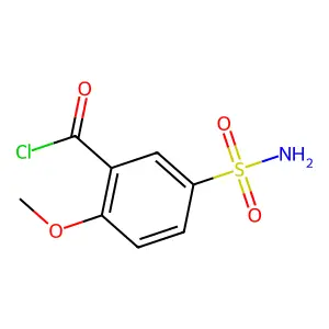5-(氨基磺酰)-2-甲氧基苯甲酰氯 structure