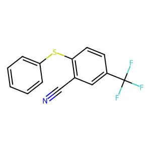 2-(Phenylthio)-5-(trifluoromethyl)benzonitrile structure