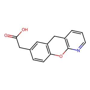 2-(5H-chromeno[2,3-b]pyridin-7-yl)acetic acid structure