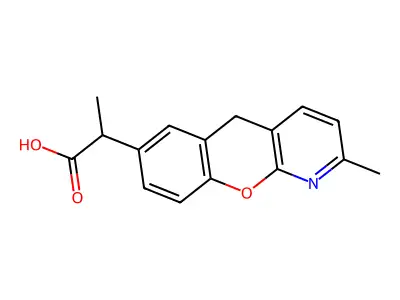 替尔洛芬酸 structure
