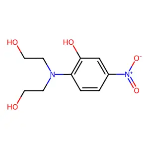 2-(Bis(2-hydroxyethyl)amino)-5-nitrophenol structure