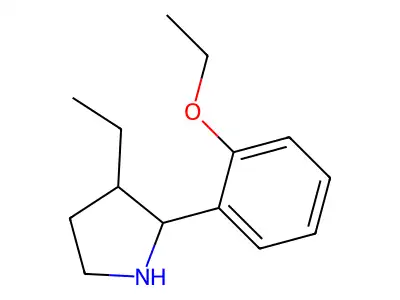 2-(2-Ethoxyphenyl)-3-ethylpyrrolidine structure