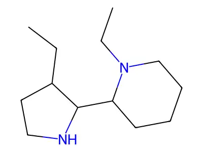 1-Ethyl-2-(3-ethylpyrrolidin-2-yl)piperidine structure