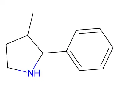 3-Methyl-2-phenylpyrrolidine structure