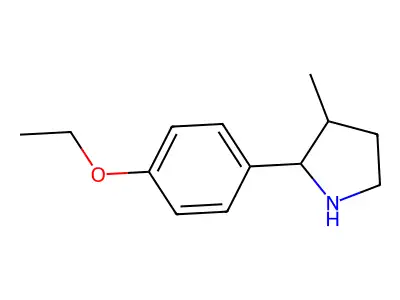2-(4-Ethoxyphenyl)-3-methylpyrrolidine structure