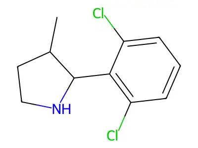 2-(2,6-Dichlorophenyl)-3-methylpyrrolidine structure