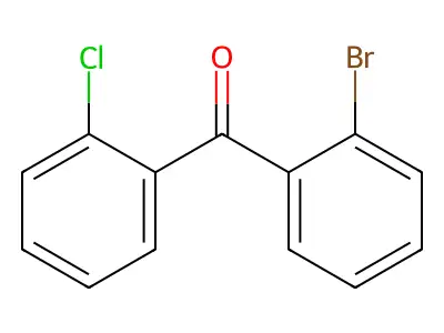 2-Bromo-2'-chlorobenzophenone structure