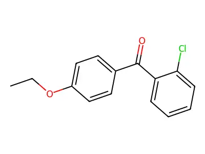 2-Chloro-4'-ethoxybenzophenone structure