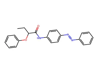 Butanamide, 2-phenoxy-N-[4-(2-phenyldiazenyl)phenyl]- structure