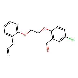 5-Chloro-2-{2-[2-(prop-2-en-1-yl)phenoxy]ethoxy}benzaldehyde structure
