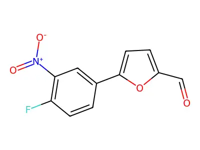 5-(4-Fluoro-3-nitrophenyl)furan-2-carbaldehyde structure