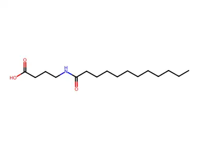 4-((1-Oxododecyl)amino)butanoic acid structure
