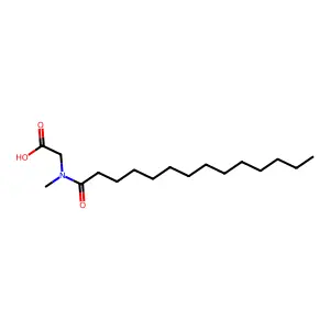 Myristoyl Sarcosine structure
