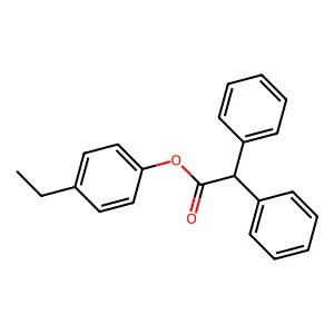 4-Ethylphenyl diphenylacetate structure