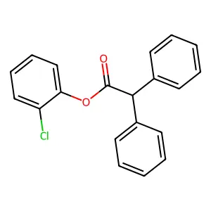 2-Chlorophenyl diphenylacetate structure