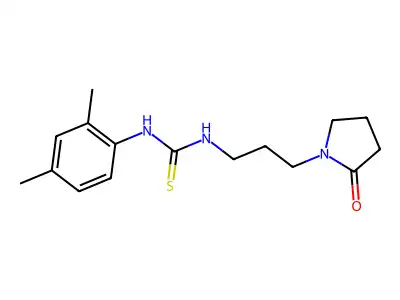 1-(2,4-Dimethylphenyl)-3-[3-(2-oxopyrrolidin-1-yl)propyl]thiourea structure