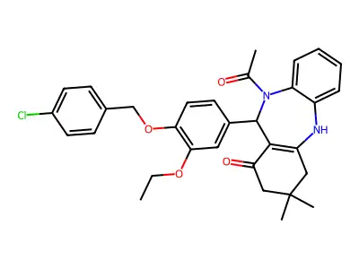 C32H33ClN2O4 structure