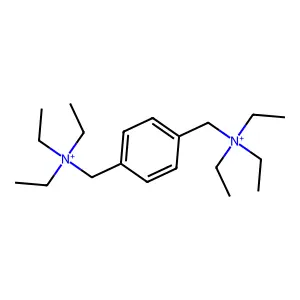 1,4-Bis(triethylaminiomethyl)benzene structure