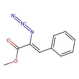 Methyl 2-azido-3-phenylprop-2-enoate structure
