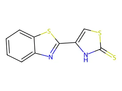 2(3H)-Thiazolethione, 4-(2-benzothiazolyl)- structure