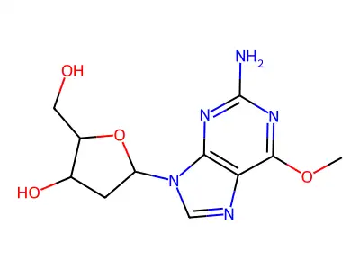 O6-Methyl-deoxyguanosine structure