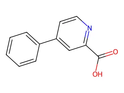4-phenylpyridine-2-carboxylic Acid structure