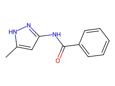 Benzamide, N-(5-methyl-1H-pyrazol-3-yl)- structure